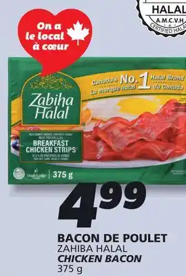 IGA ZAHIBA HALAL CHICKEN BACON offer