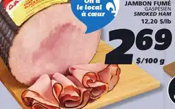 IGA GASPÉSIEN SMOKED HAM offer