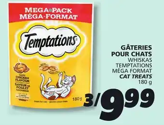 IGA WHISKAS TEMPTATIONS MÉGA FORMAT CAT TREATS offer