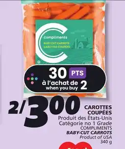 IGA COMPLIMENTS BABY-CUT CARROTS offer