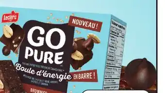 IGA LECLERC GO PURE, MUFFINMAX, CHOCOMAX, NÜGABAR BARS offer