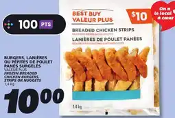 IGA VALEUR PLUS FROZEN BREADED CHICKEN STRIPS offer