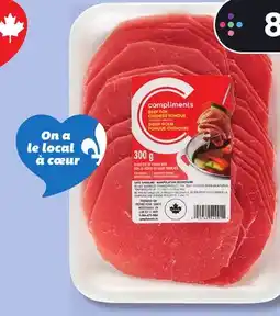 IGA COMPLIMENTS FROZEN BEEF FOR CHINESE FONDUE offer