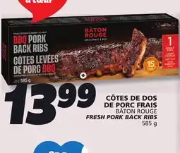 IGA BÂTON ROUGE FRESH PORK BACK RIBS offer