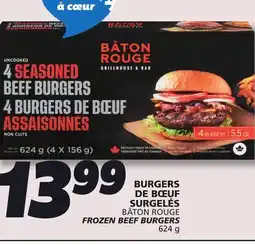 IGA BÂTON ROUGE FROZEN BEEF BURGERS offer