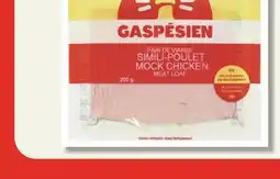 IGA GASPÉSIEN SLICED OR SHAVED DELI MEATS offer