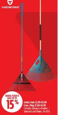 Canadian Tire Selected Leaf Rakes offer