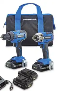 Canadian Tire 20V Li-Ion 1⁄2˝ Drill and 1⁄4˝ Impact Driver Combo Kit offer