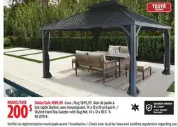 Canadian Tire Canvas Skyline Hard-Top Gazebo with Bug Net offer