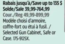 Canadian Tire Tikka Selected Gun Cabinet, Safe or Case offer