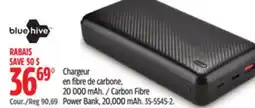 Canadian Tire Bluehive Carbon Fibre Power Bank offer