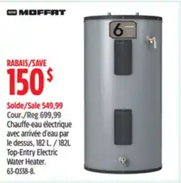 Canadian Tire 182L Top-Entry Electric Water Heater offer