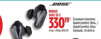 Canadian Tire Bose QuietComfort Ultra Earbuds offer