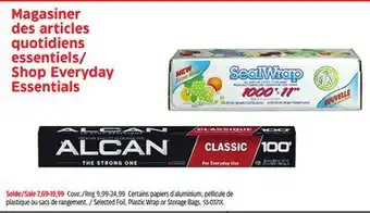 Canadian Tire Selected Foil, Plastic Wrap or Storage Bags offer