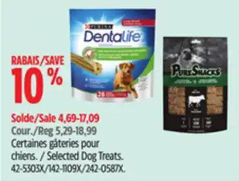 Canadian Tire PURINA Selected Dog Treats offer