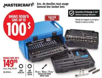 Canadian Tire General Use Socket Sets offer