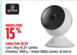 Canadian Tire Globe Indoor 1080p Camera offer