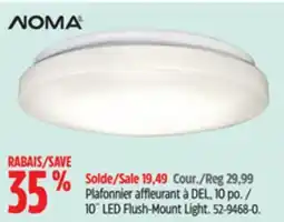 Canadian Tire 10˝ LED Flush-Mount Light offer