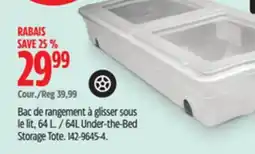 Canadian Tire Under-the-Bed Storage Tote offer