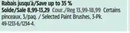 Canadian Tire Selected Paint Brushes offer