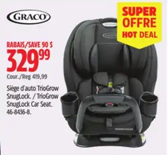 Canadian Tire Graco TrioGrow SnugLock Car Seat offer