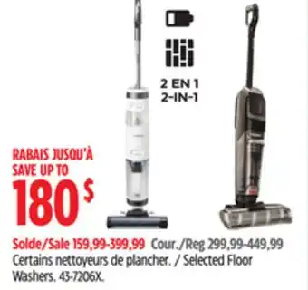 Canadian Tire Selected Floor Washers offer