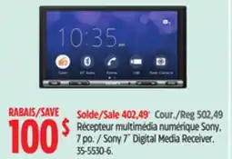 Canadian Tire Sony 7˝ Digital Media Receiver offer