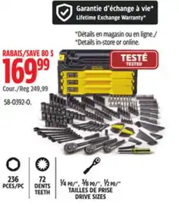 Canadian Tire Black Chrome Socket Set offer