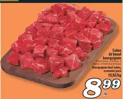 Marché Richelieu CUBES DE BOEUF BOURGUIGNON | BOURGUIGNON BEEF CUBES, ECONOMIC PACK offer