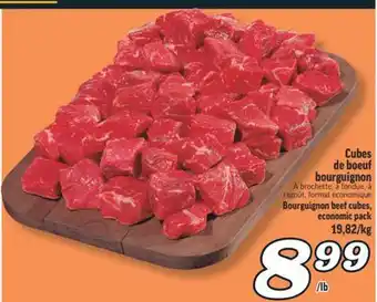 Marché Richelieu CUBES DE BOEUF BOURGUIGNON | BOURGUIGNON BEEF CUBES, ECONOMIC PACK offer