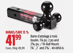 Canadian Tire MotoMaster Tri-Ball Mount offer