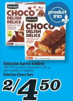 Marché Richelieu SELECTION BARRES TENDRES | SELECTION CHEWY BARS offer