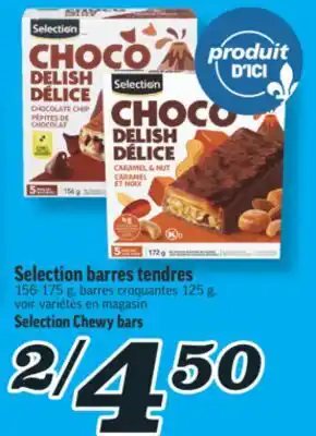 Marché Richelieu SELECTION BARRES TENDRES | SELECTION CHEWY BARS offer