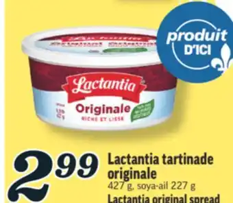 Marché Richelieu LACTANTIA TARTINADE ORIGINALE | LACTANTIA ORIGINAL SPREAD offer