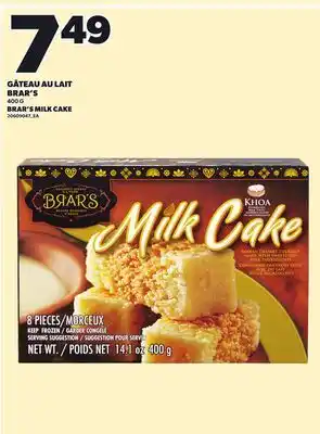 Provigo GÂTEAU AU LAIT BRAR'S, 400 G offer