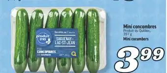 Marché Richelieu MINI CONCOMBRES | MINI CUCUMBERS offer