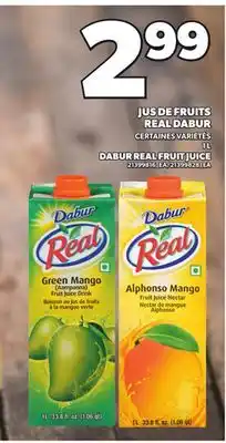 Provigo JUS DE FRUITS REAL DABUR, 1 L offer