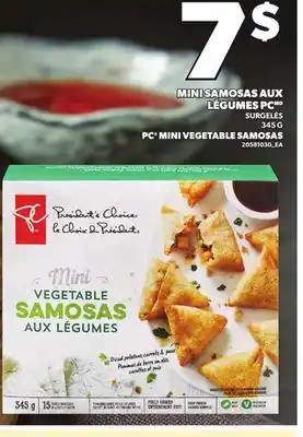 Provigo MINI SAMOSAS AUX LÉGUMES PCMD, 345 G offer