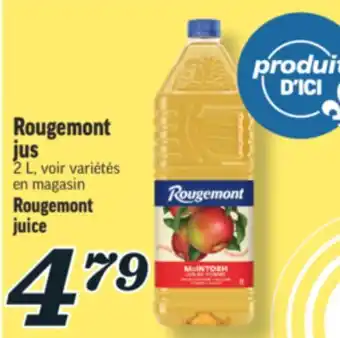 Marché Richelieu ROUGEMONT JUS | ROUGEMONT JUICE offer