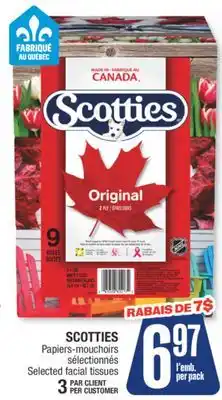 Jean Coutu SCOTTIES Selected facial tissues offer