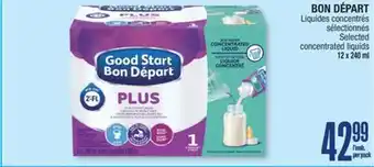 Jean Coutu BON DÉPART Selected concentrated liquids offer