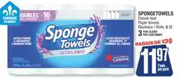 Jean Coutu SPONGETOWELS Paper towels offer