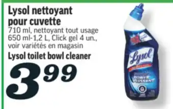 Marché Richelieu LYSOL NETTOYANT POUR CUVETTE | LYSOL TOILET BOWL CLEANER offer