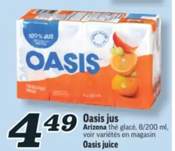 Marché Richelieu OASIS JUS | OASIS JUICE offer