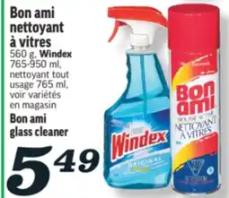 Marché Richelieu BON AMI NETTOYANT À VITRES WINDEX | BON AMI GLASS CLEANER offer