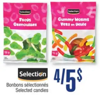 Jean Coutu SELECTION Selected candies offer