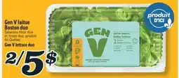 Marché Richelieu GEN V LAITUE BOSTON DUO | GEN V LETTUCE DUO offer