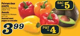 Marché Richelieu POIVRONS DOUX ASSORTIS | ASSORTED SWEET PEPPERS offer