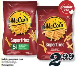 Marché Richelieu McCain potatoes | McCain pommes de terre offer