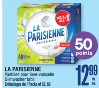 Jean Coutu LA PARISIENNE Dishwasher tabs offer